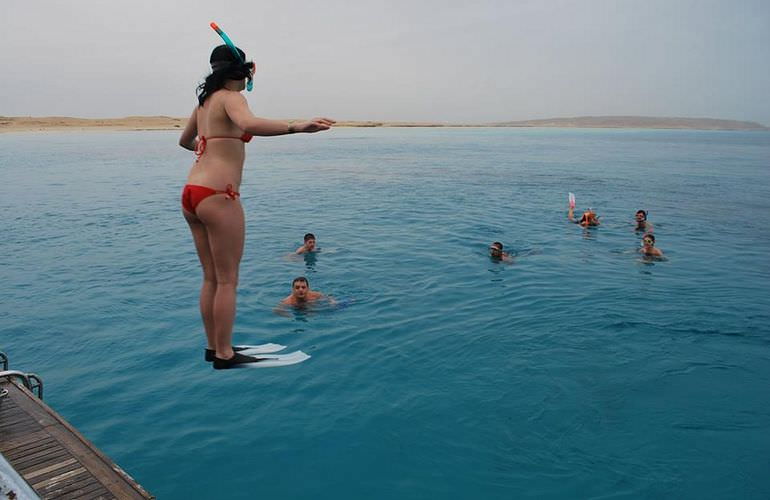 Ausflug von Safaga zur Paradies Insel mit dem Boot