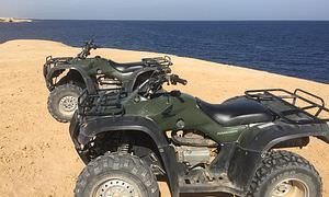 Privates Quad-Abenteuer am Strand bei Sonnenuntergang ab Safaga